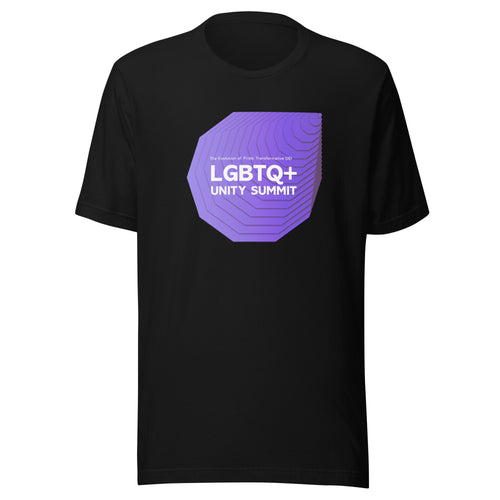 2023 LGBTQ+ Unity Summit Unisex T-shirt (Purple)