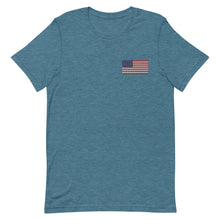 U.S. Flag Embroidered Unisex T-Shirt