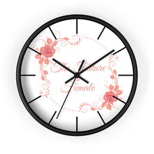 The Future is Female Wall clock