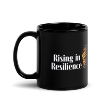 2023 Rising in Resilience - Black Glossy Mug