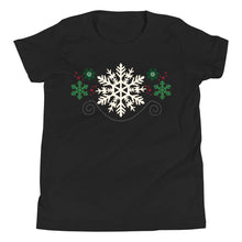 Snowflakes Kids Short Sleeve T-Shirt