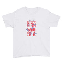 Different Fish Same Sea Kids T-shirt (Purple)