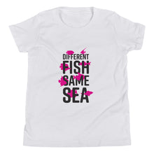 Different Fish Same Sea Kids T-shirt (Pink)