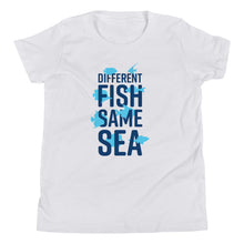 Different Fish Same Sea Kids T-shirt (Blue)
