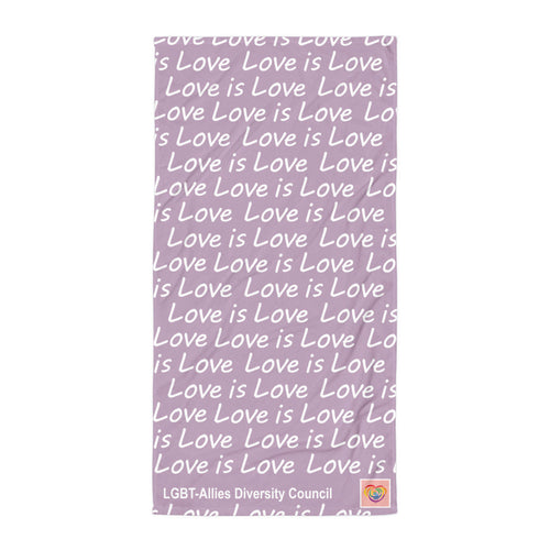 Love is Love Beach Blanket (purple)