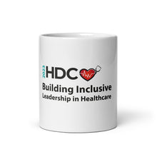 Building Inclusive Leadership in Healthcare - White glossy mug